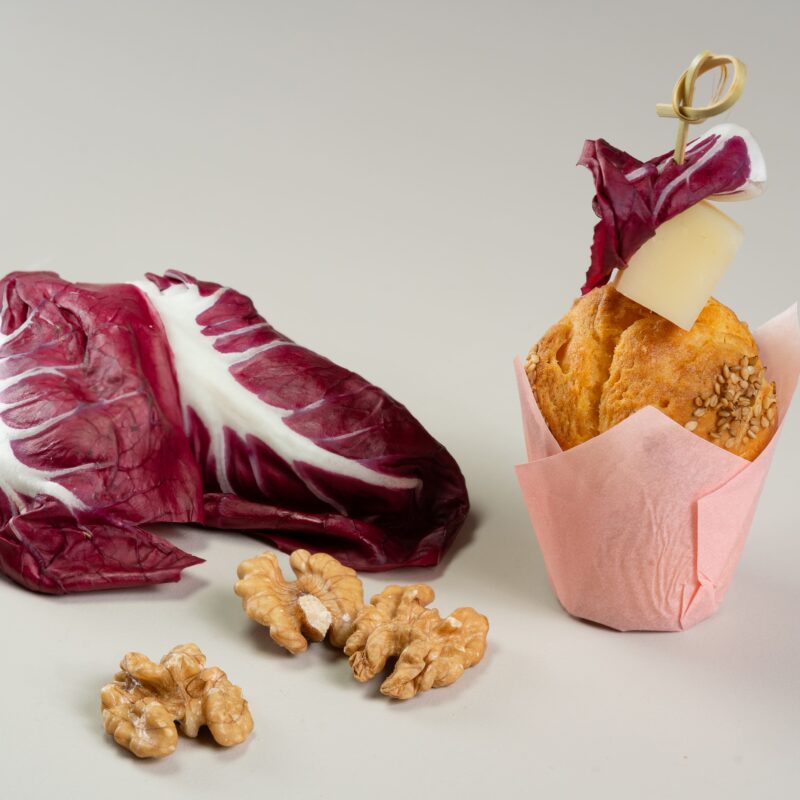 Image for CAKE SALE' GOURMET - Mini Tulipe salato radicchio, branzi e noci